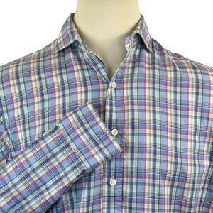 Polo Ralph Lauren Men's Plaid‎ Long Sleeve Button Down Shirt Size L